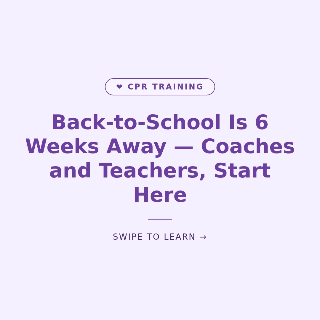 Back-to-School Is 6 Weeks Away — Coaches and Teachers, Start Here